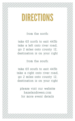 Snappy Slanted Border Direction Cards