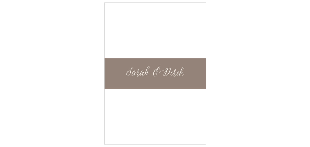Rustic Floral Wedding Belly Bands