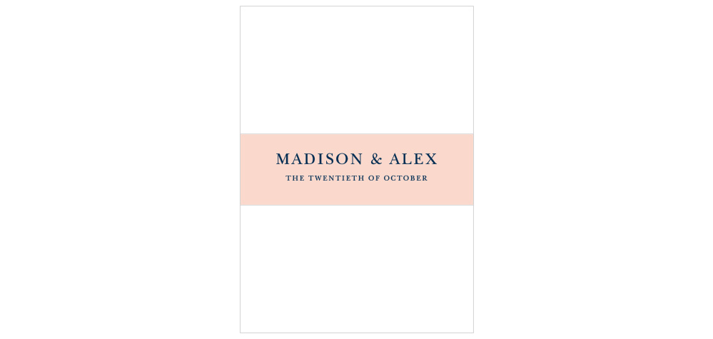 Standing Ovation Wedding Belly Bands