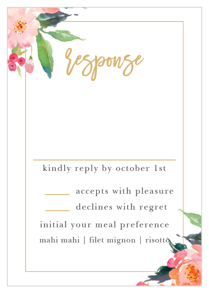 Standing Ovation Foil Response Cards