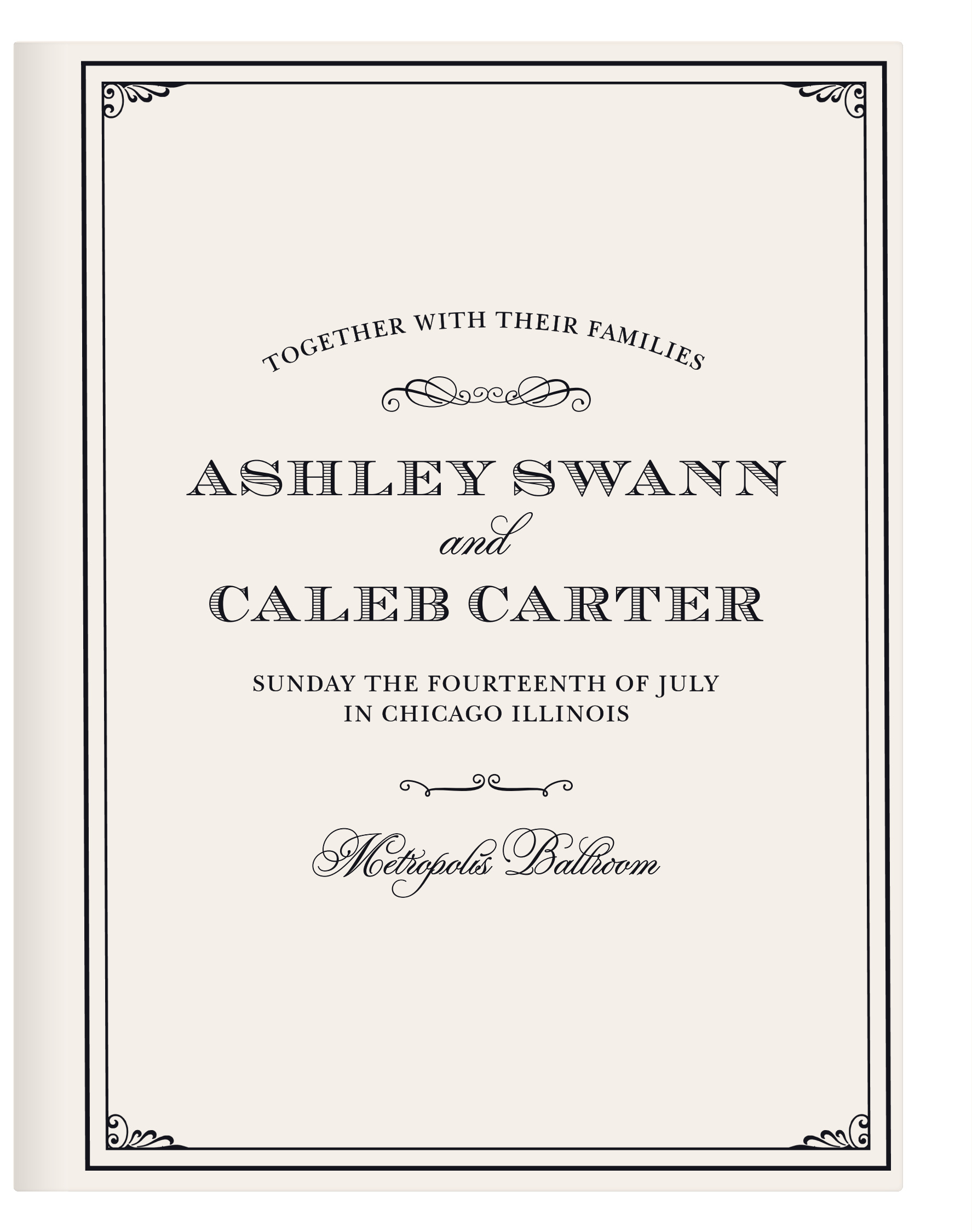 Grand Victorian Guest Book