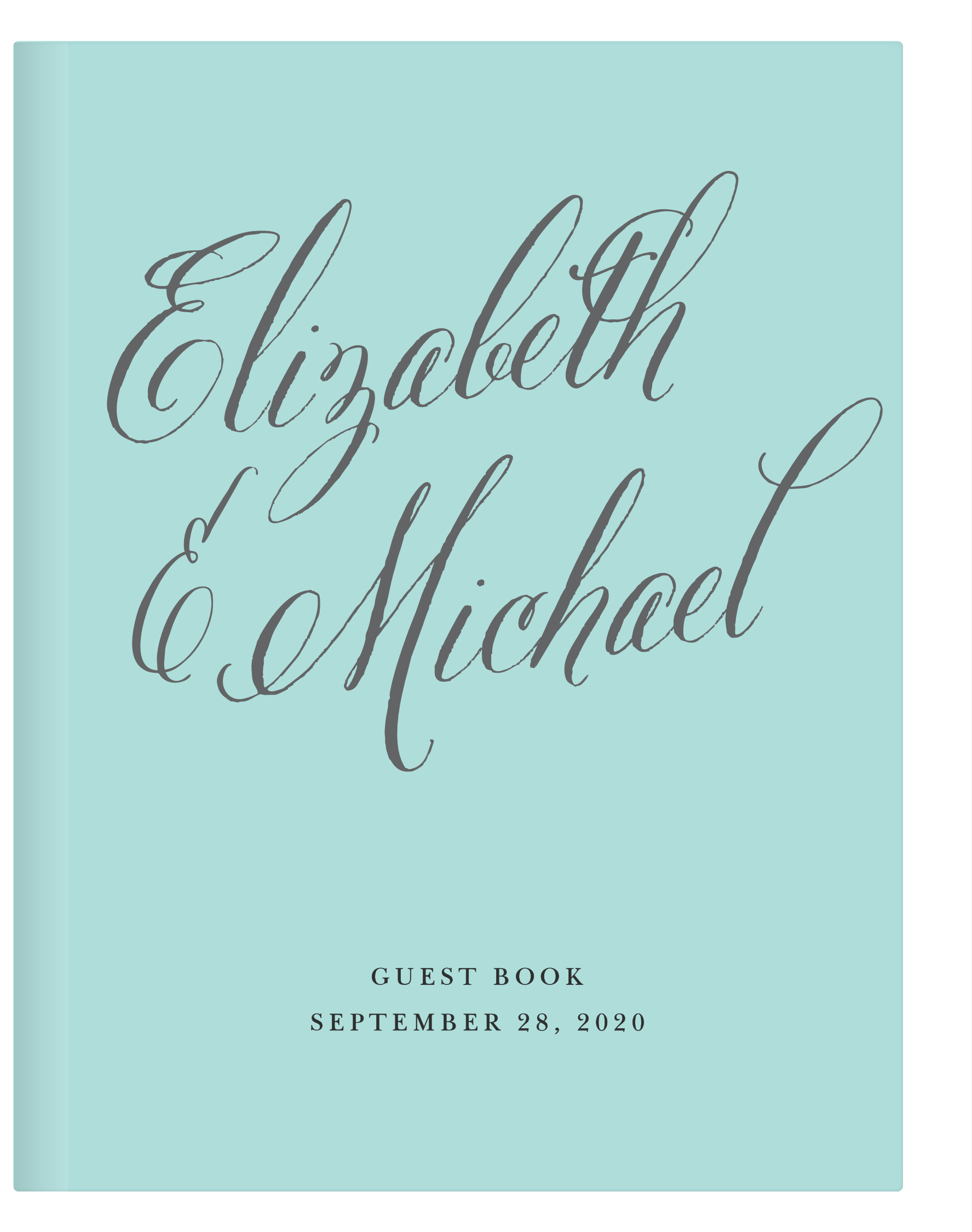 Calligraphy Script Guest Book
