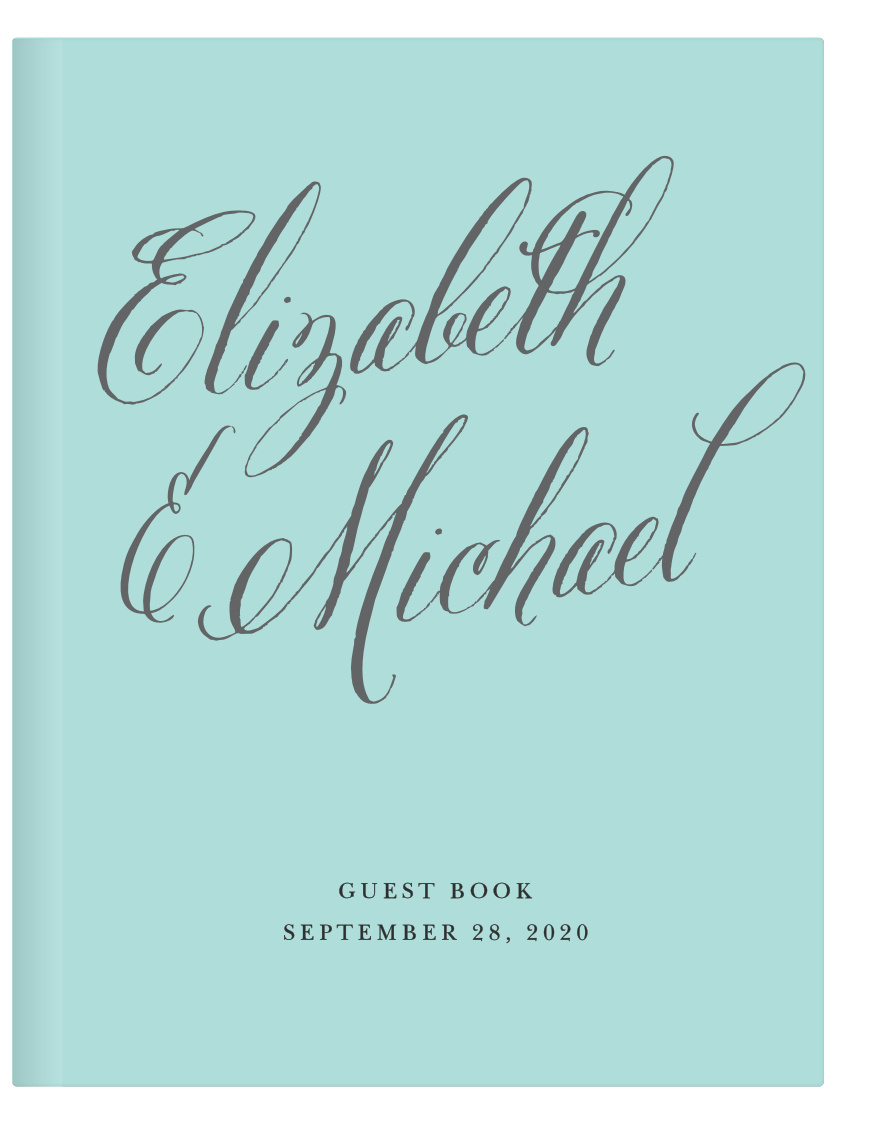 Calligraphy Script Guest Book