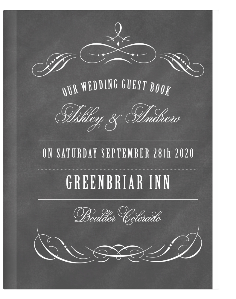 Vintage Ornamental Guest Book