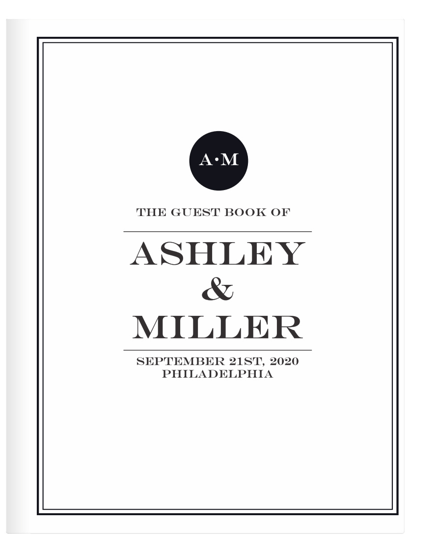 Modern Elegant Guest Book