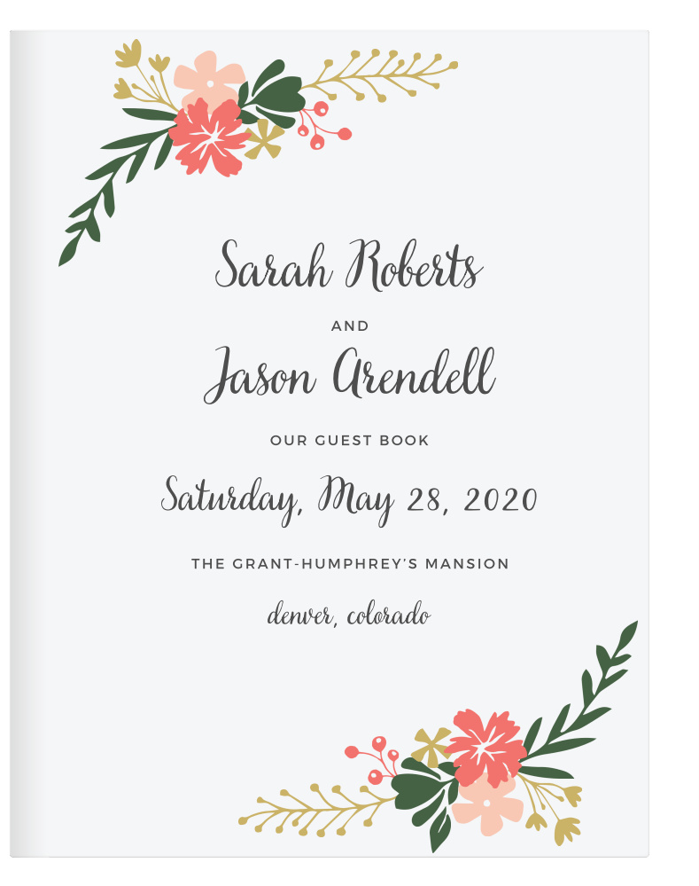 Garden Party Guest Book