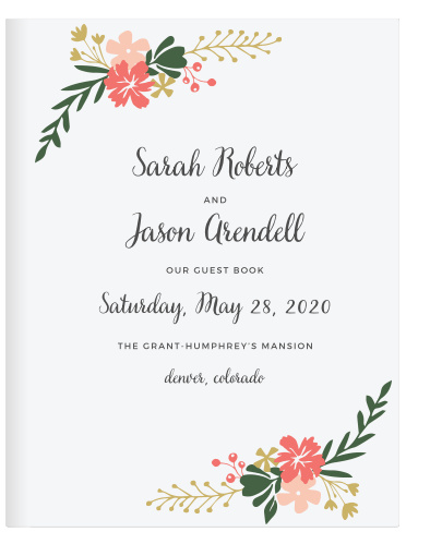 Garden Party Guest Book