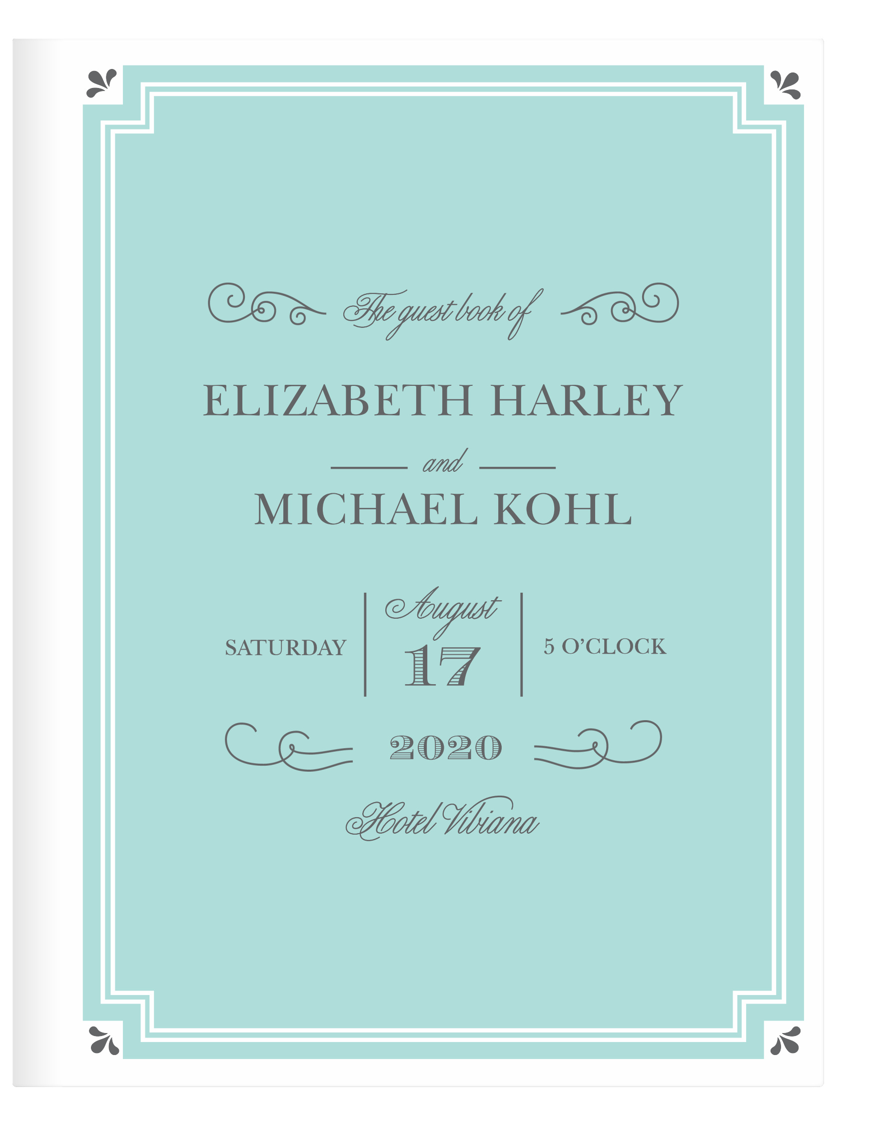 Parisian Chic Guest Book