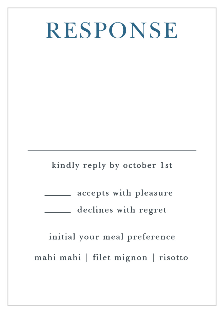 Love Script Response Cards