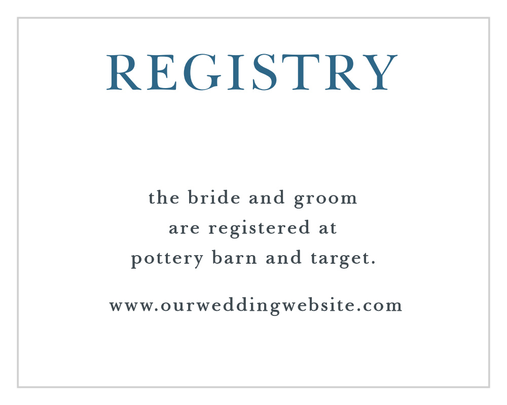 Love Script Registry Cards
