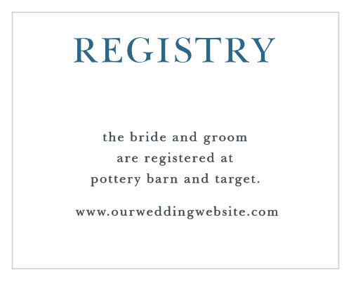 Love Script Registry Cards