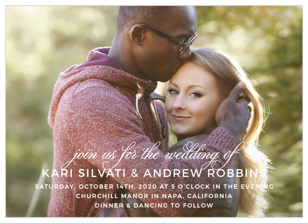 Exquisite Class Wedding Invitations