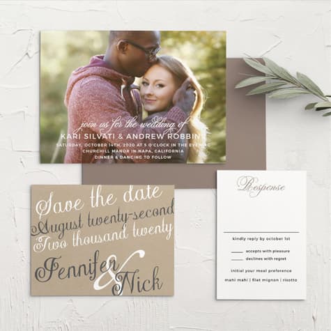 Exquisite Class Wedding Invitations
