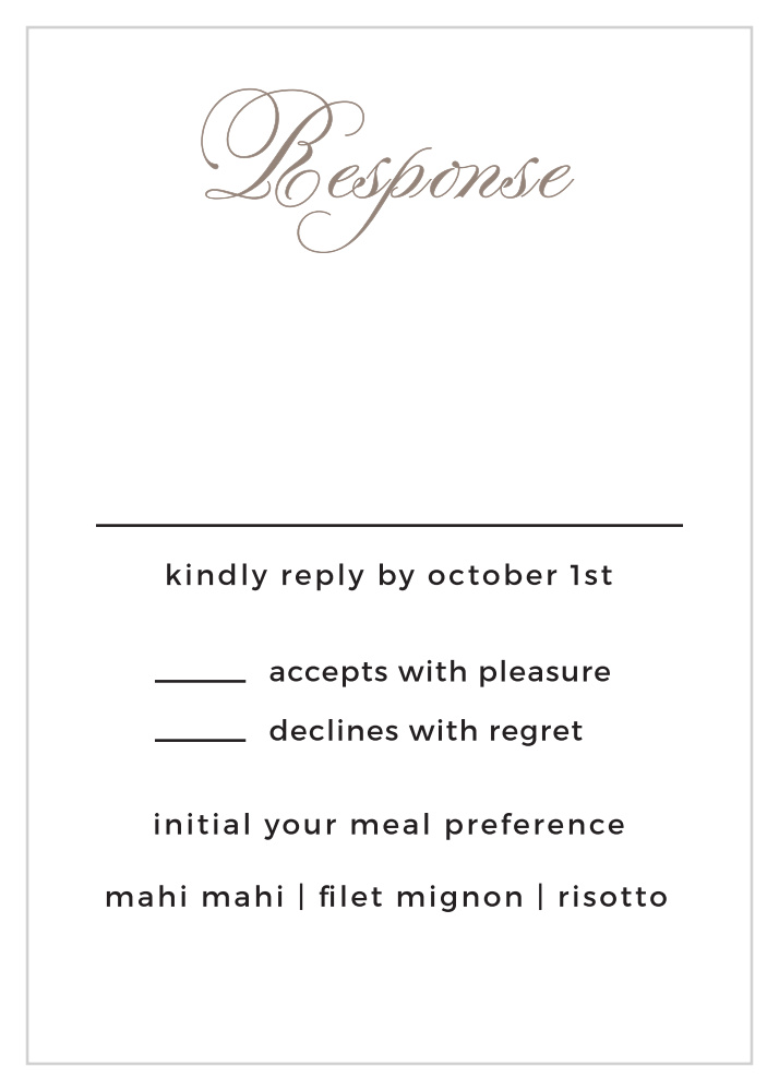 Exquisite Class Response Cards