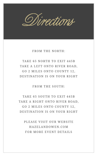 Modern Forever Direction Cards