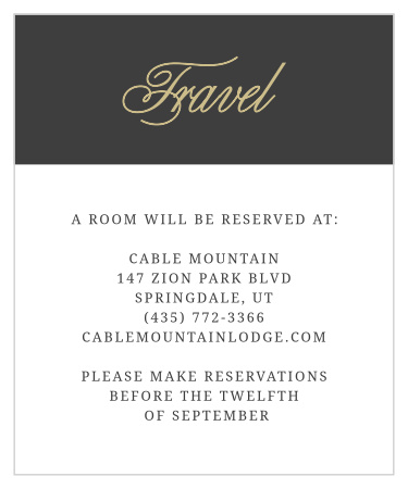 Modern Forever Accommodation Cards