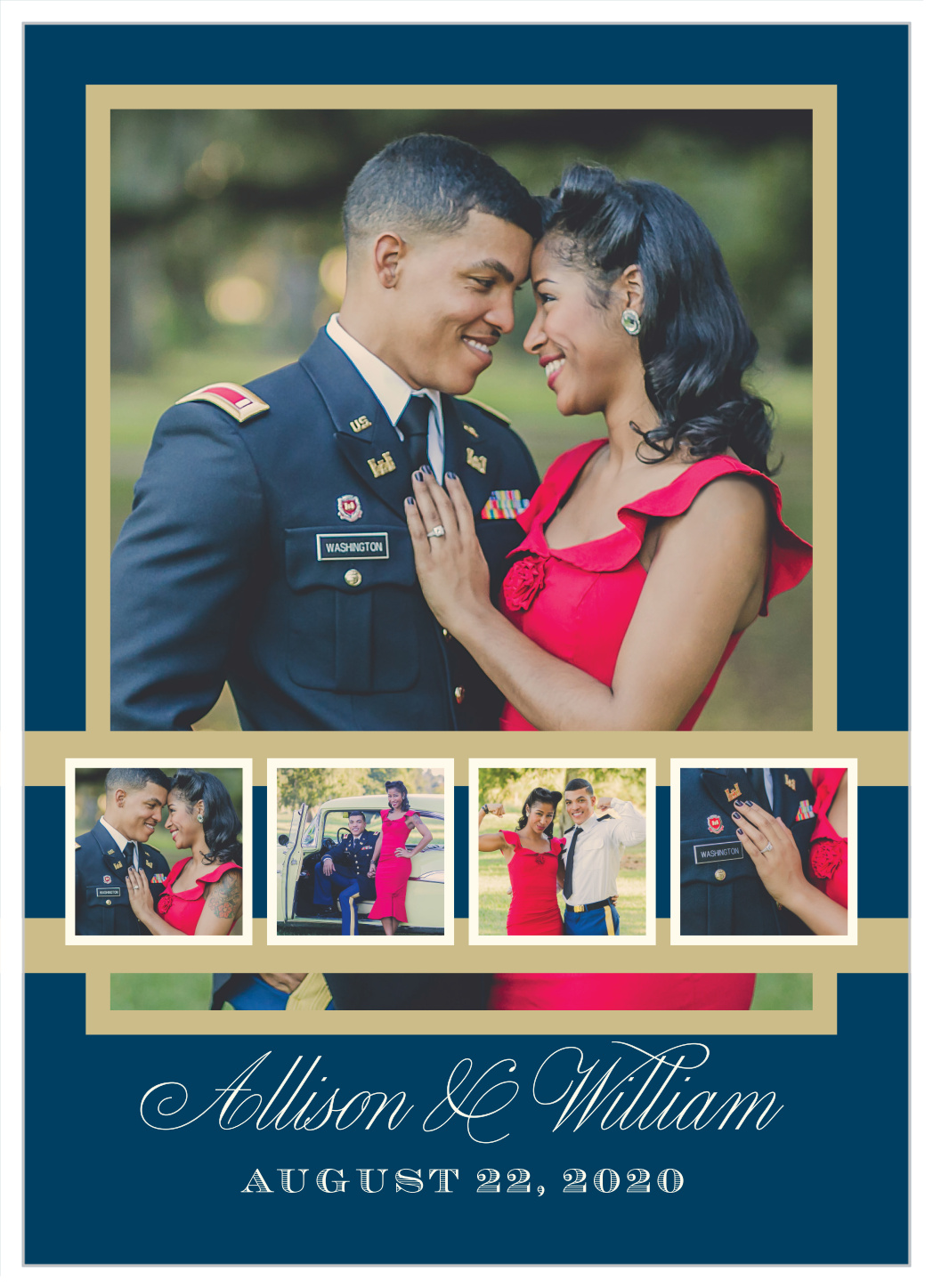 Snapshot Script Wedding Invitations