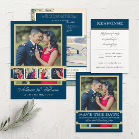Snapshot Script Wedding Invitations