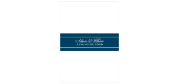 Snapshot Script Wedding Belly Bands