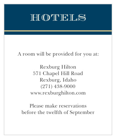 Snapshot Script Accommodation Cards