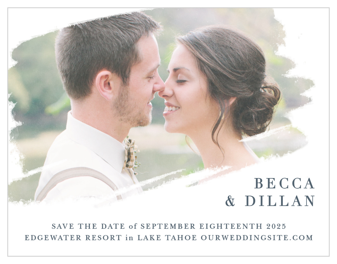 Brushstroke Bliss Save the Date Magnets