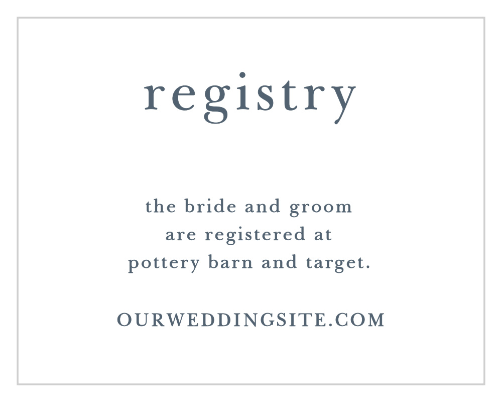 Brushstroke Bliss Registry Cards