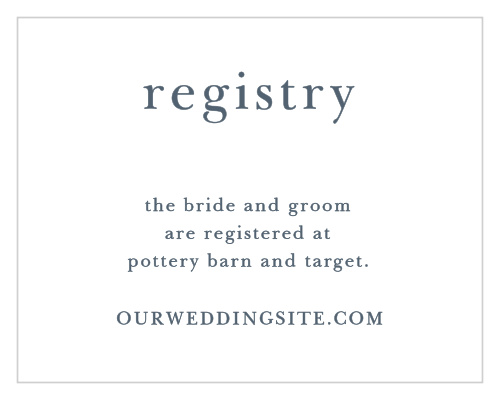 Brushstroke Bliss Registry Cards