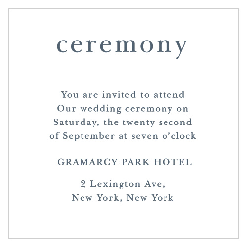 Brushstroke Bliss Ceremony Cards