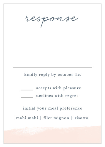 Brushed Frame Response Cards