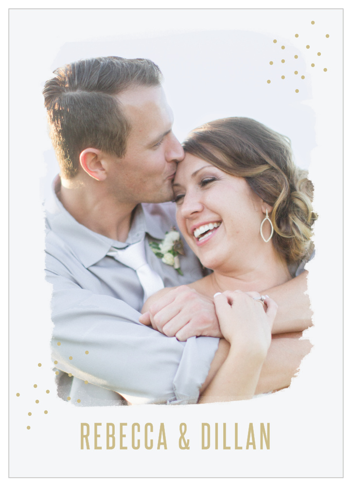 Classy Confetti Wedding Invitations