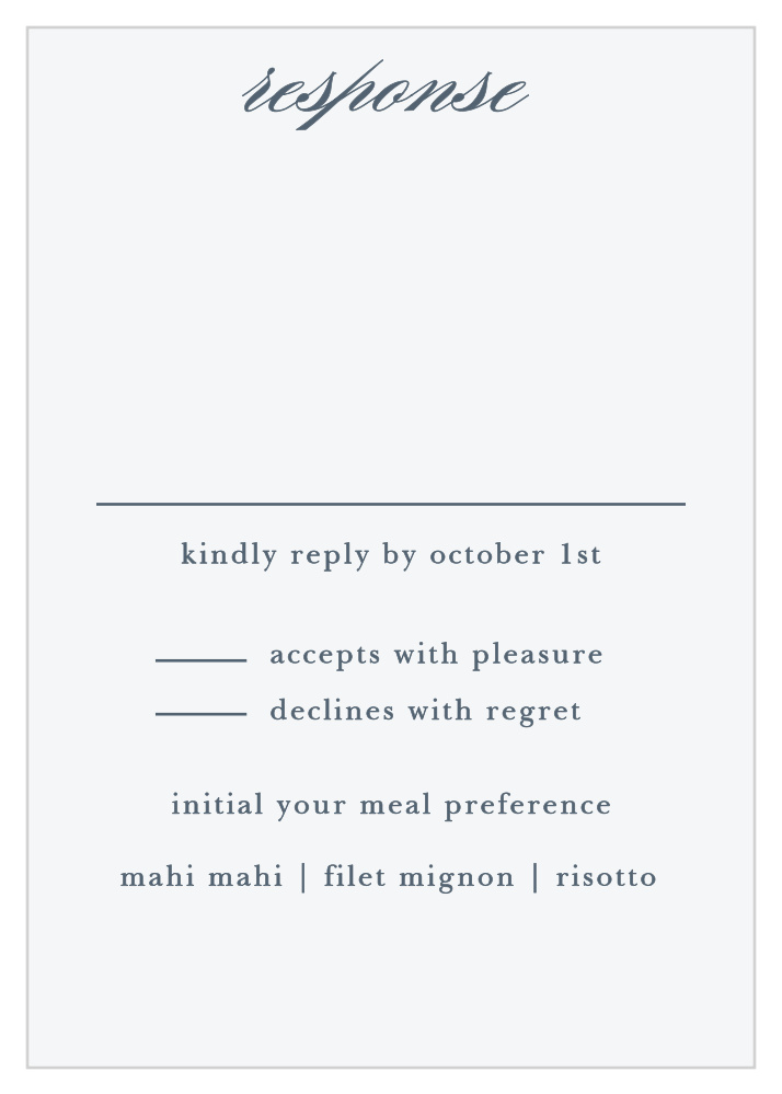 Incredibly Effortless Response Cards