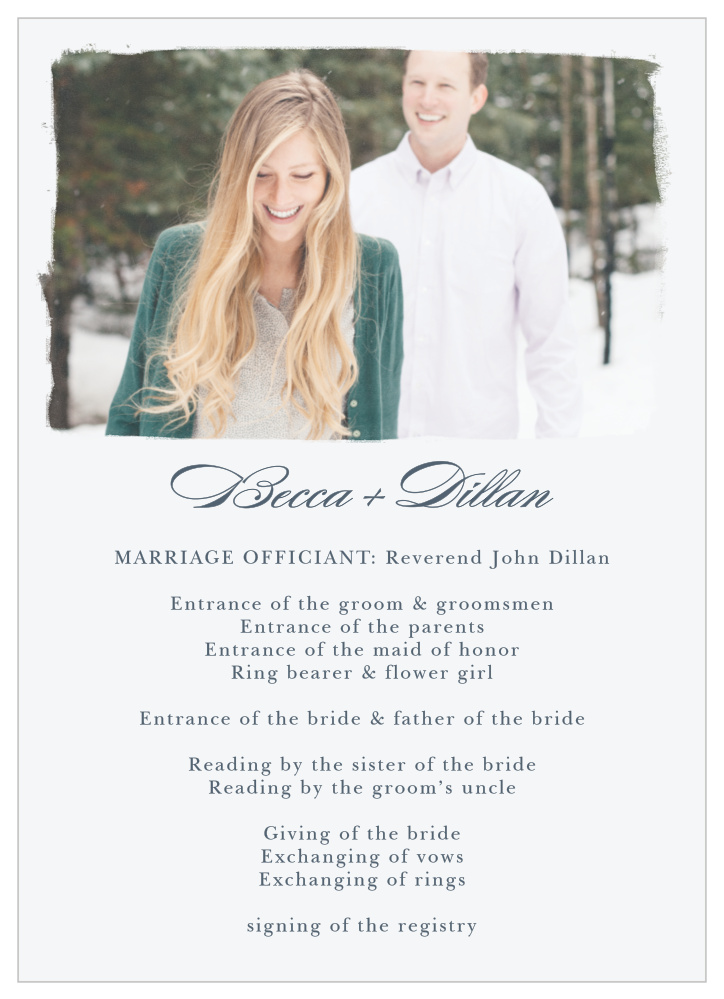 Incredibly Effortless Wedding Programs
