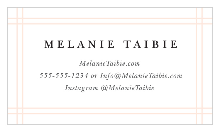 Simple Frame Business Cards