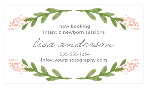 Garden Watercolors Business Cards