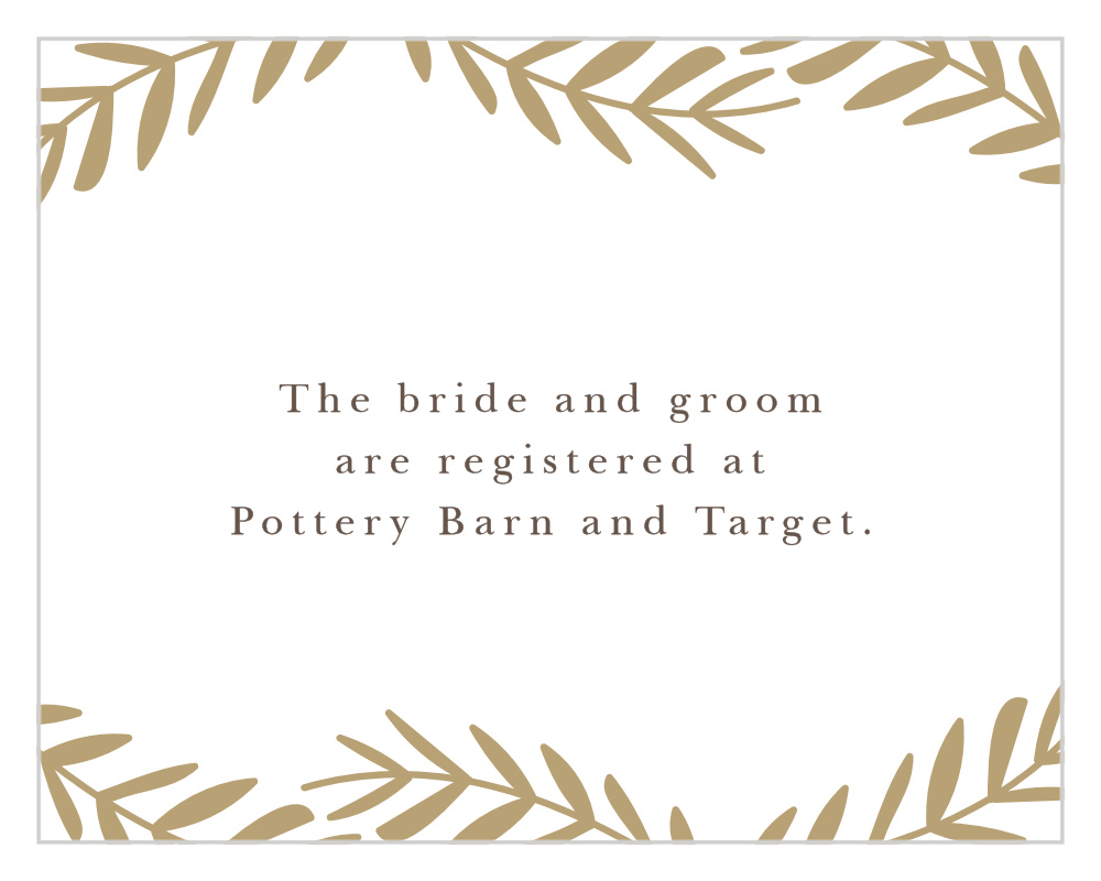 Falling Leaves Registry Cards
