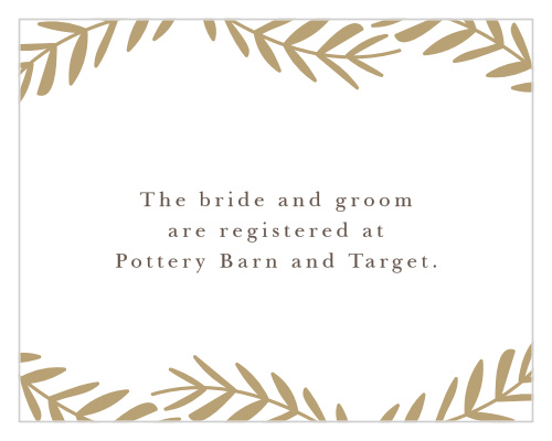 Falling Leaves Registry Cards