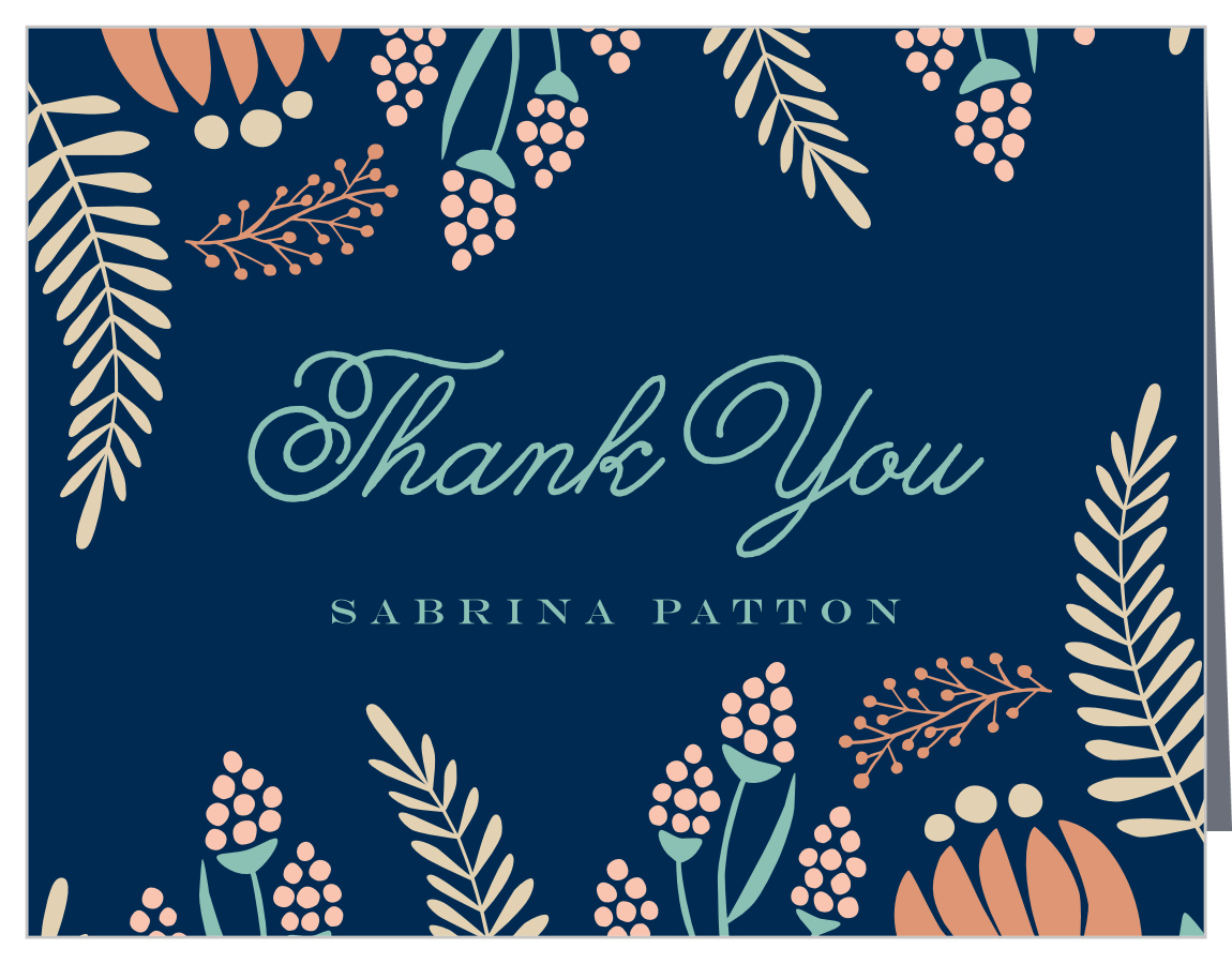 Spring Garden Wedding Thank You Cards