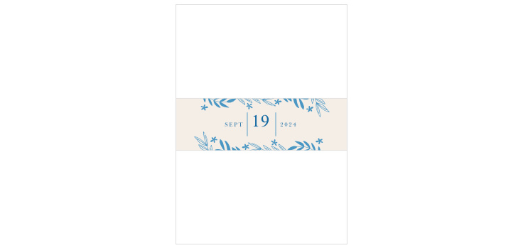 Spring Garden Wedding Belly Bands