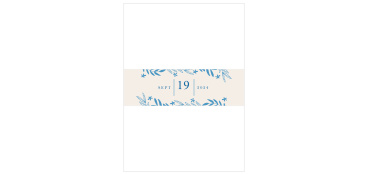 Spring Garden Wedding Belly Bands