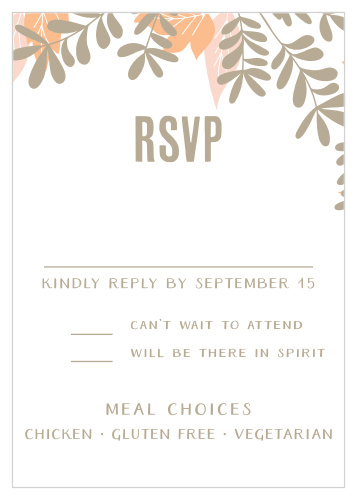Autumn Foliage Response Cards