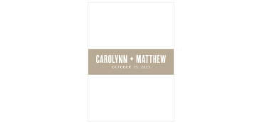 Autumn Foliage Wedding Belly Bands