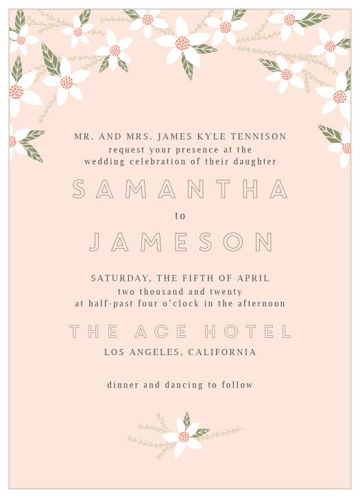 Darling Daisies Wedding Invitations