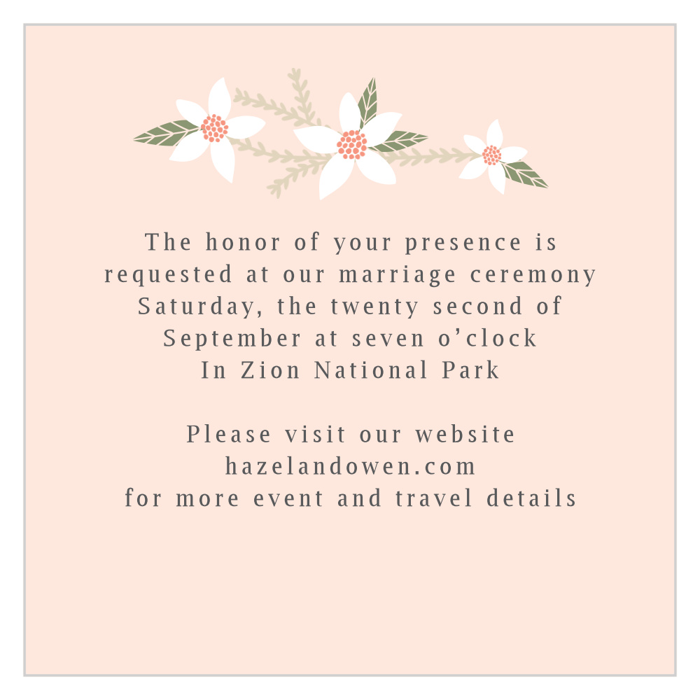 Darling Daisies Ceremony Cards