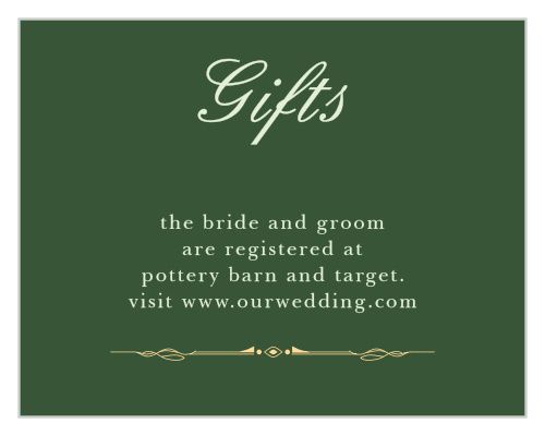 Celtic Dream Registry Cards