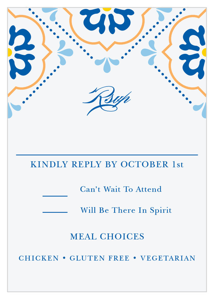 Spanish Tile Response Cards