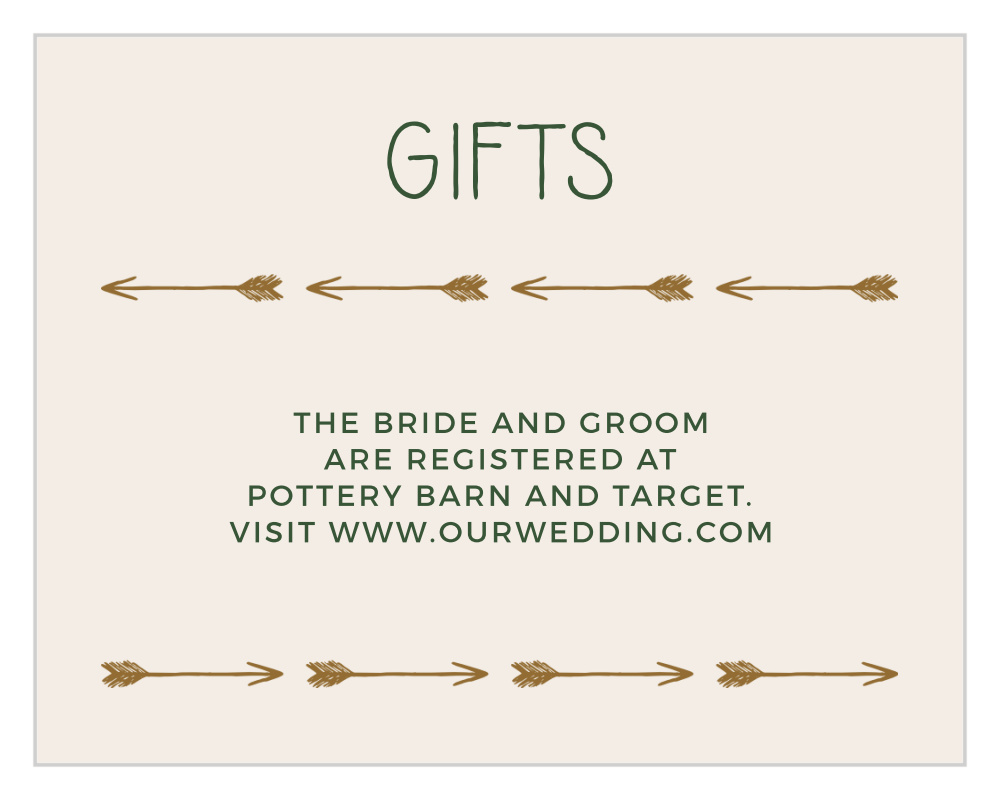 Summer Camp Weekend Registry Cards