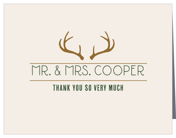 Summer Camp Weekend Wedding Thank You Cards