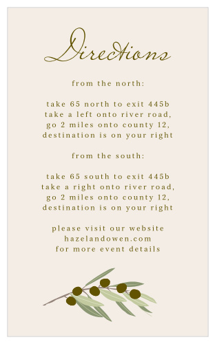Mediterranean Romance Direction Cards