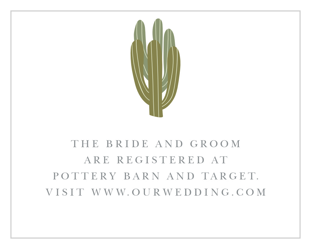 Prickly Pear Registry Cards