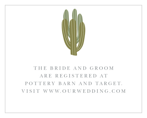 Prickly Pear Registry Cards